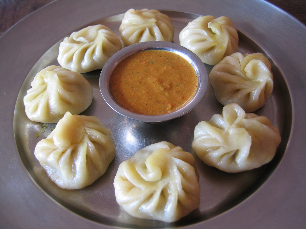 Momos in Bhutan