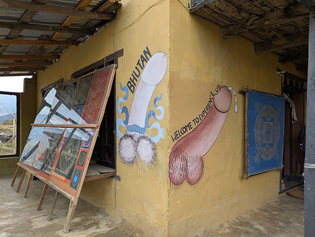 Phallus Paintings of Bhutan