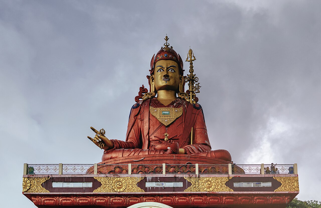 Statue of Guru Padmasambhava (Guru Rinpoche), the patron saint of Sikkim