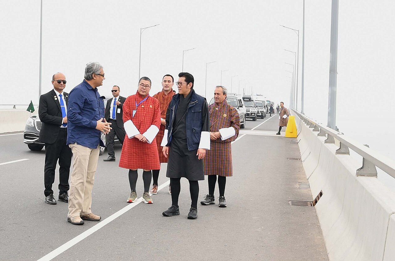 Jigme Khesar Namgyel Wangchuck Visiting Padma Bridge Dhaka 2024-03-27 (PID-0009513)